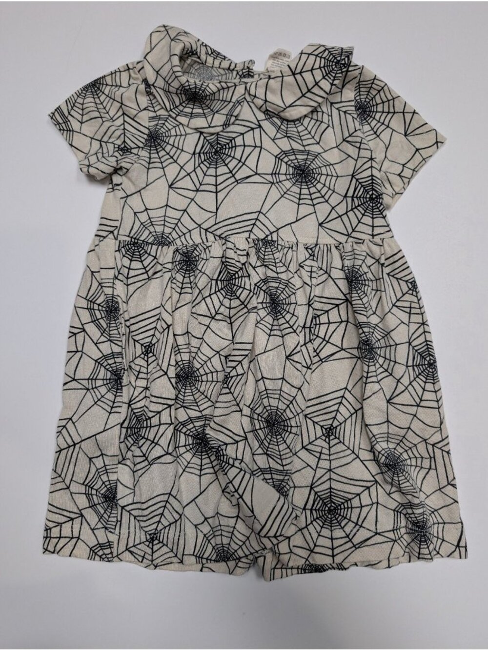 Kate Quinn Modal Spiderweb Peter Pan Collar Dress 18-24 Spooky Halloween